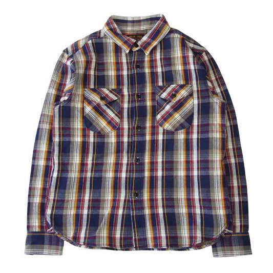 ウエス 501951 WEAR WELL ヘビー ネル チェック シャツ マルチカラー系 4【新古品】【未使用】【中古】