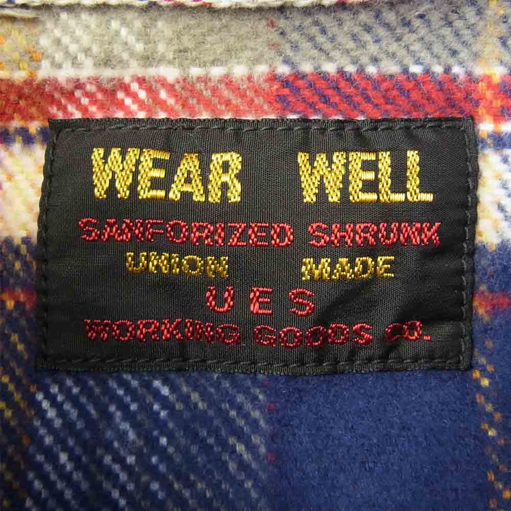 ウエス 501951 WEAR WELL ヘビー ネル チェック シャツ マルチカラー系 4【新古品】【未使用】【中古】