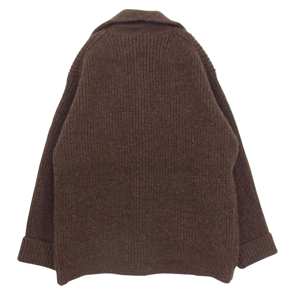 ORGUEIL オルゲイユ OR-4011 Shetland Wool Knit シェットランド ウール ニット カーディガン ブラウン系 40【中古】