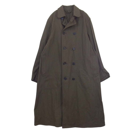 BLACK SIGN ブラックサイン BARBARY CLOTH COMMANDER COAT バーバリー クロス コマンダー コート  カーキ系 サイズ表記無【中古】