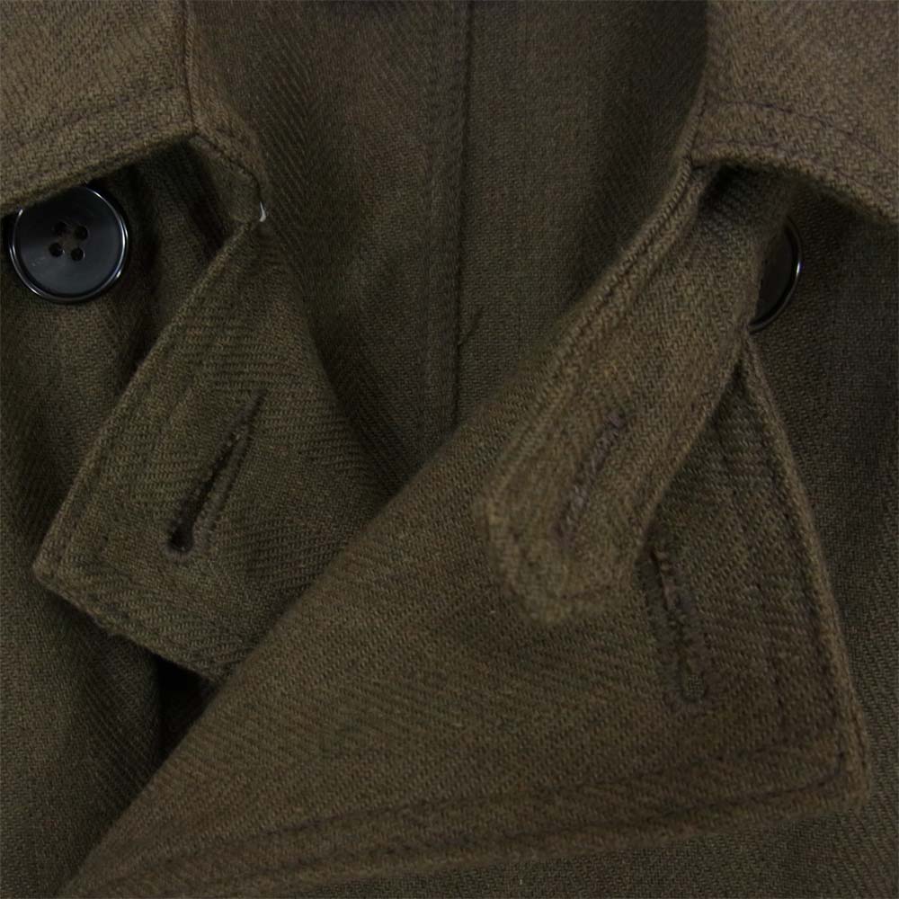 BLACK SIGN ブラックサイン BARBARY CLOTH COMMANDER COAT バーバリー クロス コマンダー コート  カーキ系 サイズ表記無【中古】