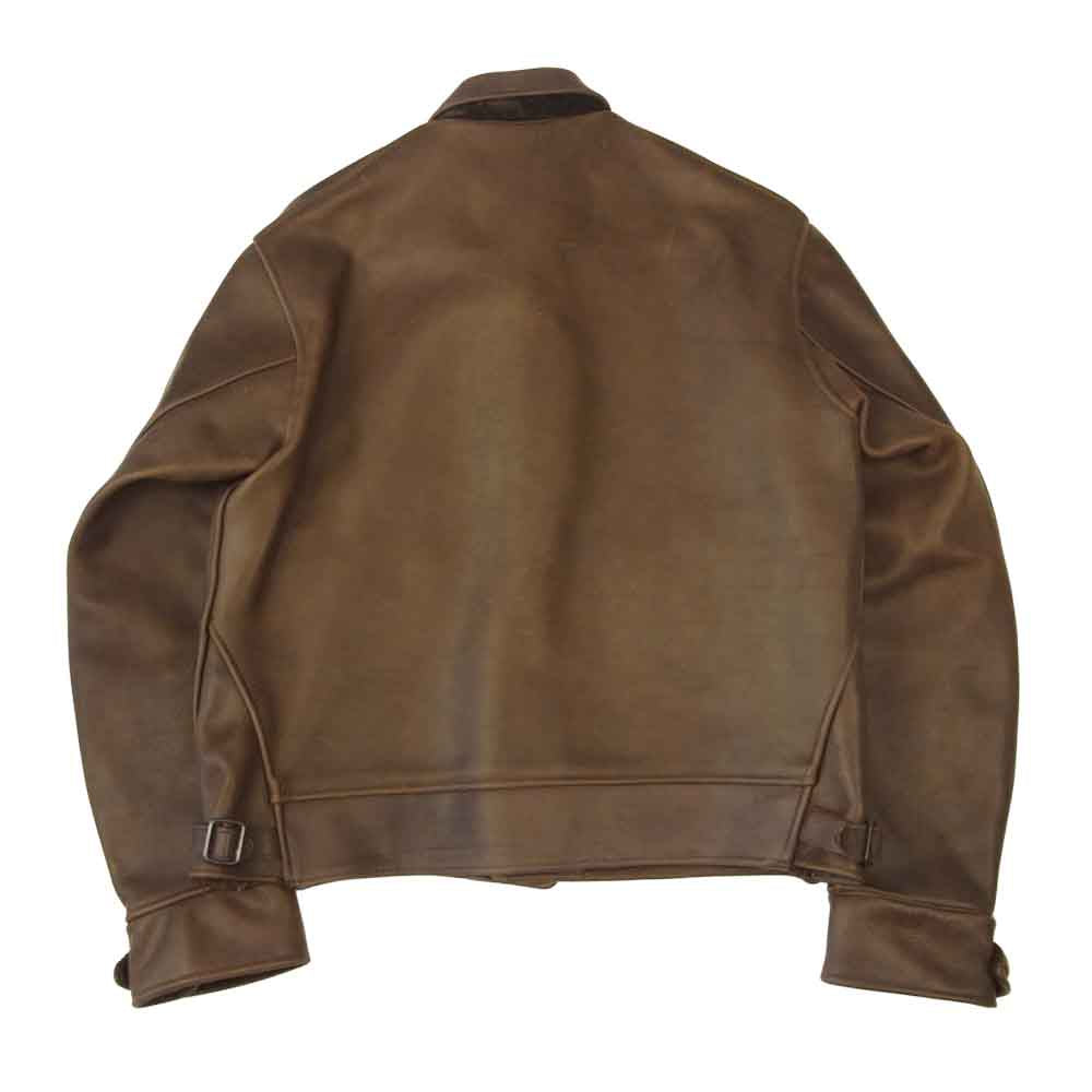 Cossack Jacket レザーコサック ジャケット ブラウン系【中古】