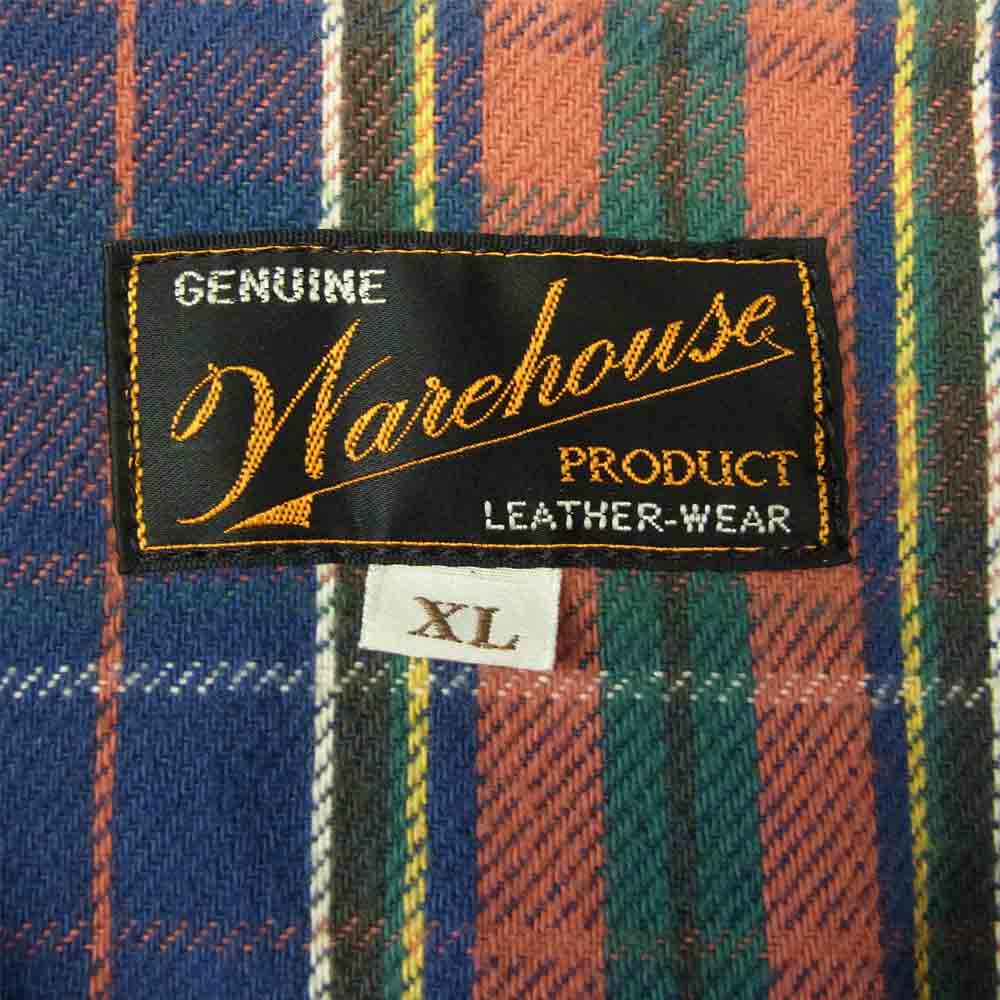 WAREHOUSE ウエアハウス レザー スポーツ ジャケット ライトブラウン系 XL【中古】