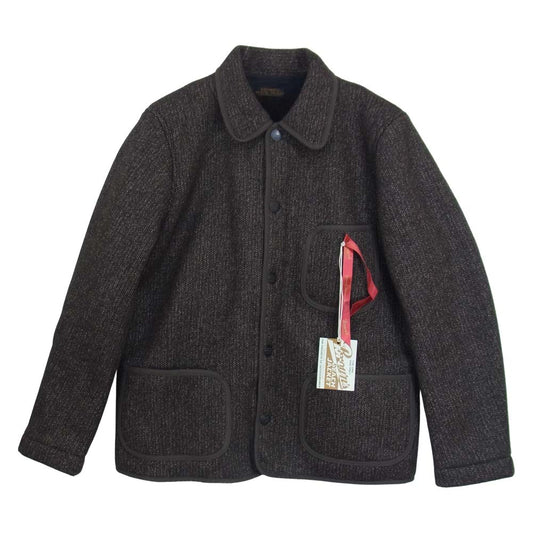 FULLCOUNT フルカウント BBJ-003 BROWN’S BEACH JACKET ブラウンズ ビーチ ジャケット 実名復刻 ビーチクロス ゴマ塩 グレー系 42【極上美品】【中古】