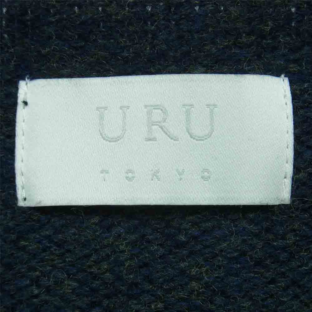 ウル 19FUK02A NECK WARMER TYPE A ハイゲージ ウール ネックウォーマー ダークグリーン系【中古】