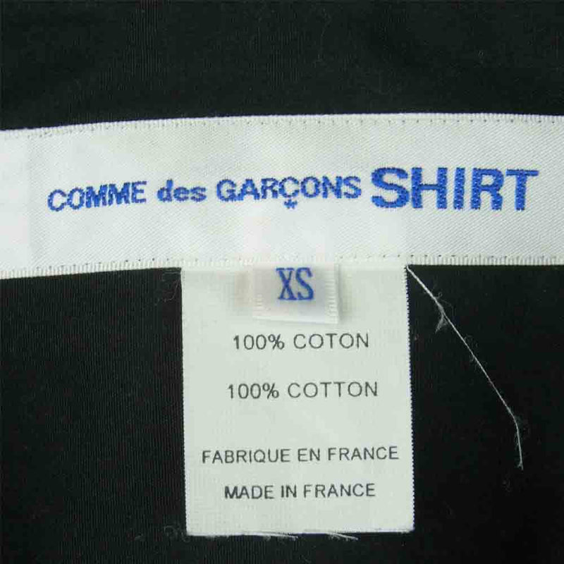 COMME des GARCONS コムデギャルソン CDGS2PL 20SS CLASSIC FIT SHIRT クラシック フィット 長袖 シャツ ブラック系 XS【中古】