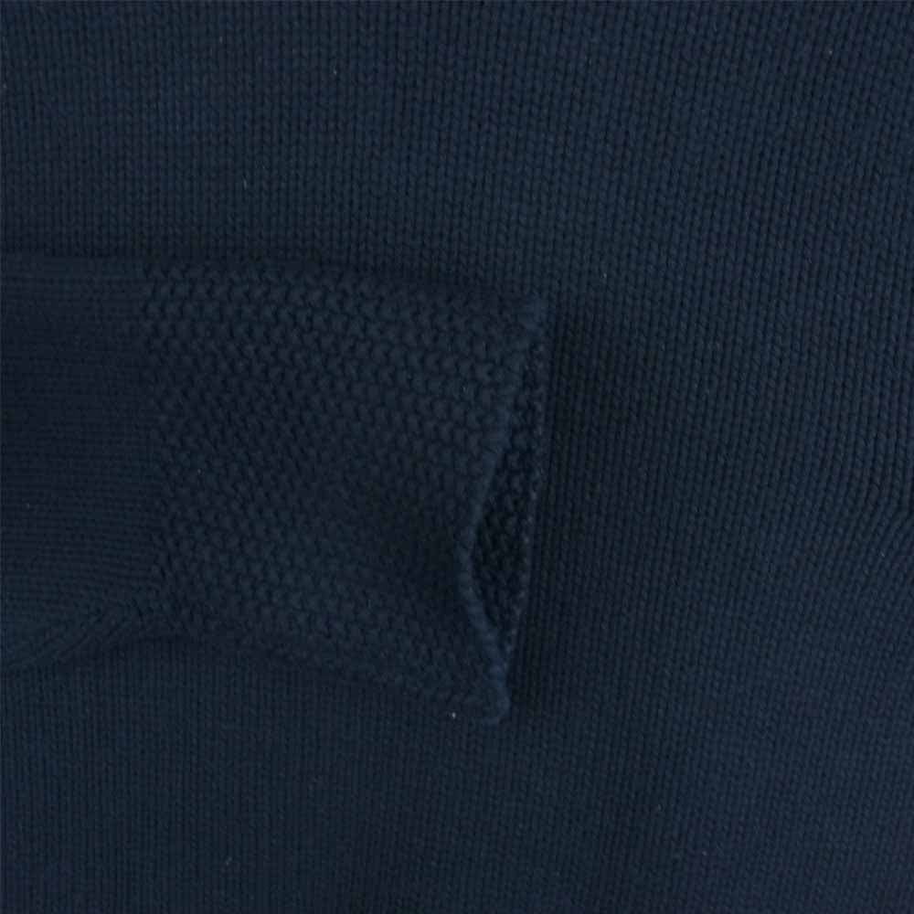 JIL SANDER ジルサンダー ハイネック ニット セーター ウール イタリア製 ダークネイビー系 44【中古】