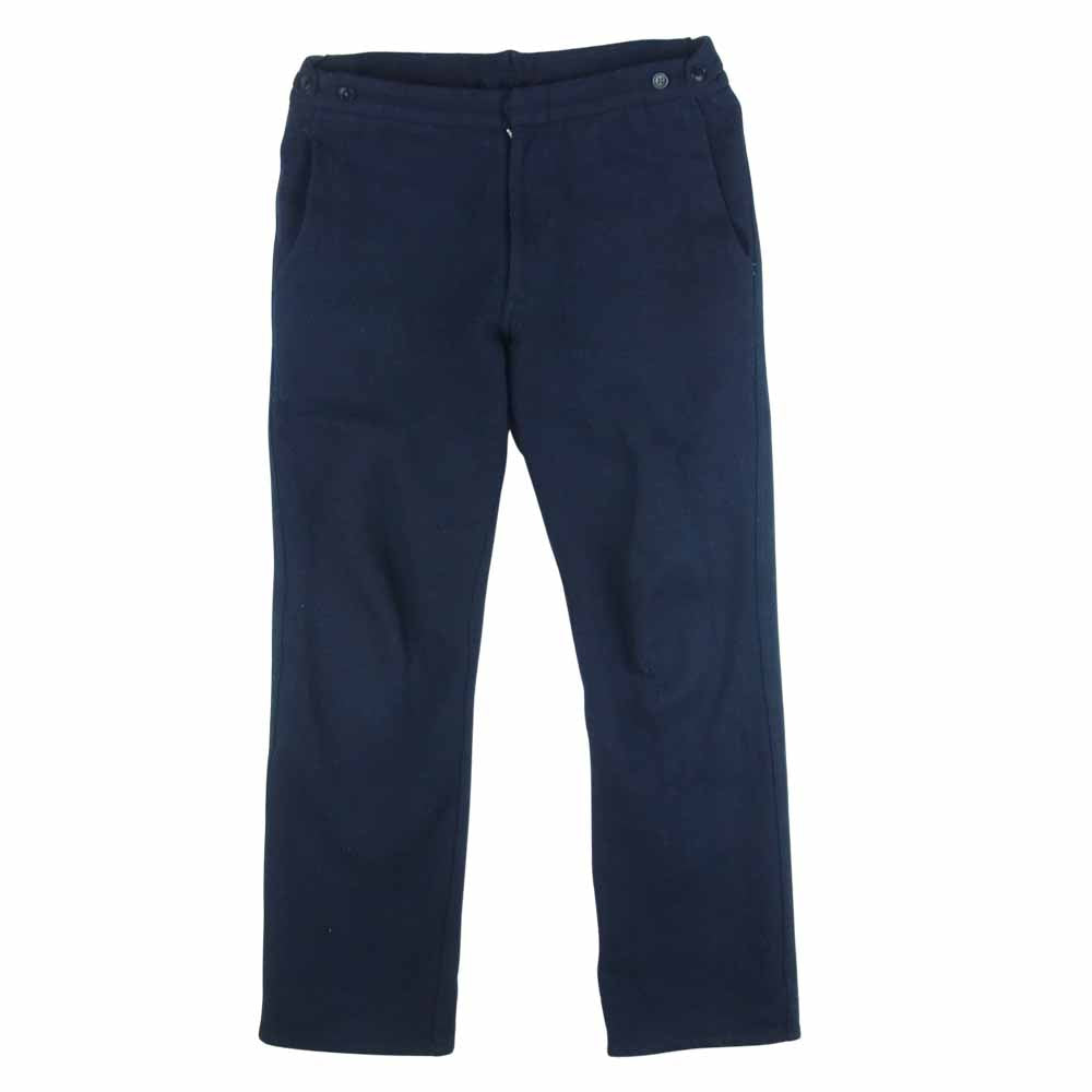 COMME des GARCONS HOMME PLUS コムデギャルソンオムプリュス PP-04061S HOMME PLUS ヴィンテージ 90s アーカイブ AD1996 サイドアジャスター ウール パンツ ネイビー系 S【中古】