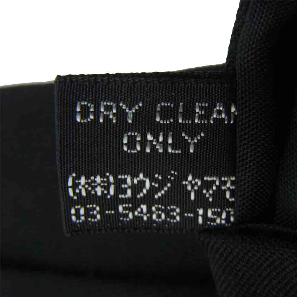 Yohji Yamamoto ヨウジヤマモト PUUR HOMME プールオム 21AW HX-N08-164 W/GABARDINE MESSAGE TIE B ウールギャバ Bohemian刺繍 スクエアタイ ネクタイ ブラック系【美品】【中古】