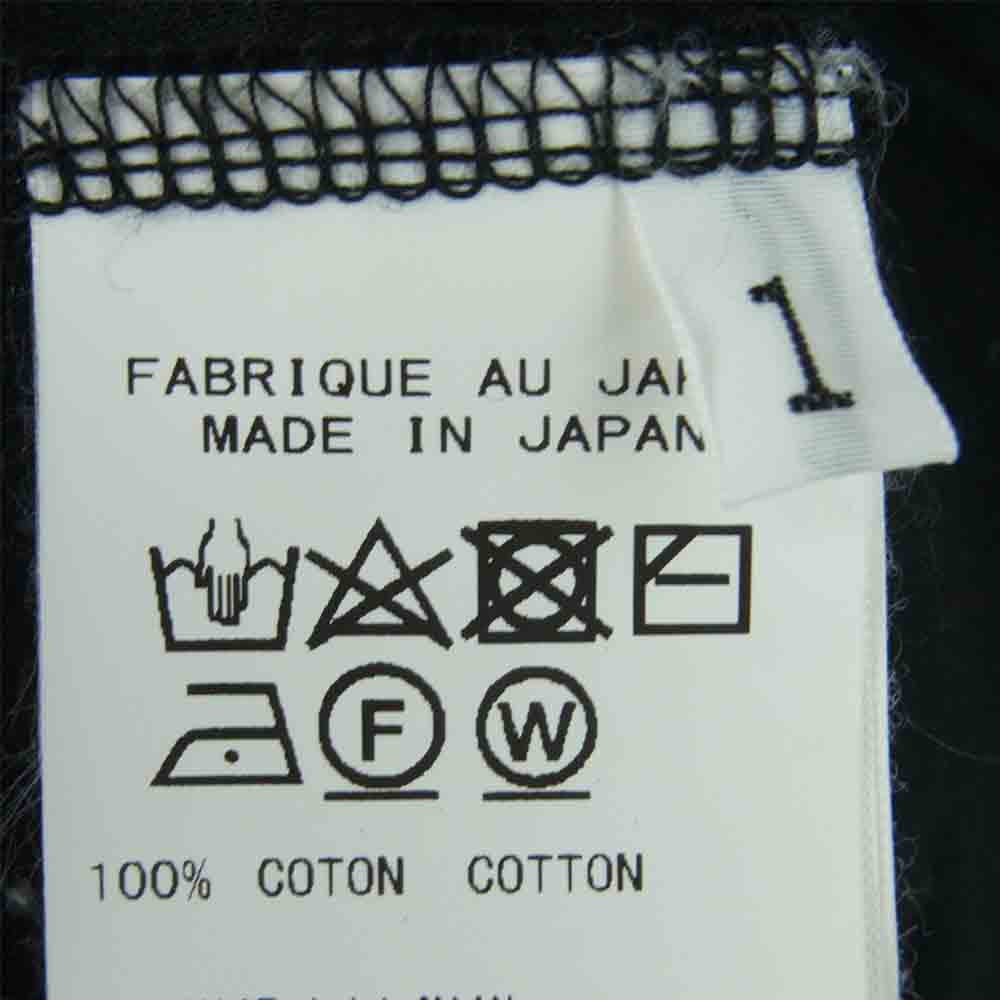 Yohji Yamamoto ヨウジヤマモト REGULATION MEN 20SS HN-T61-072 60/-マルチシードスムース スタンドカラー 長袖 シャツ ブラック系 1【中古】