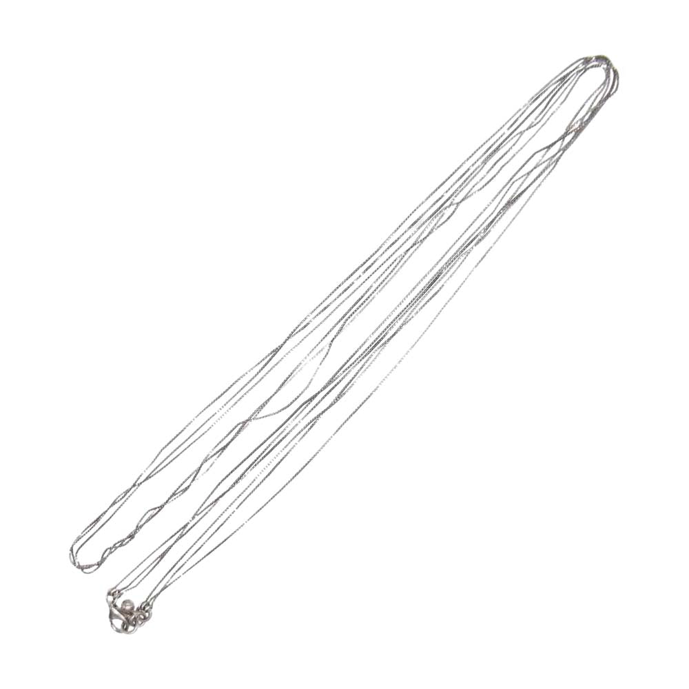 BOTTEGAVENETA ボッテガヴェネタ Silver Triple Strand Necklace 574827-V5070 3連  シルバー ネックレス シルバー系【中古】