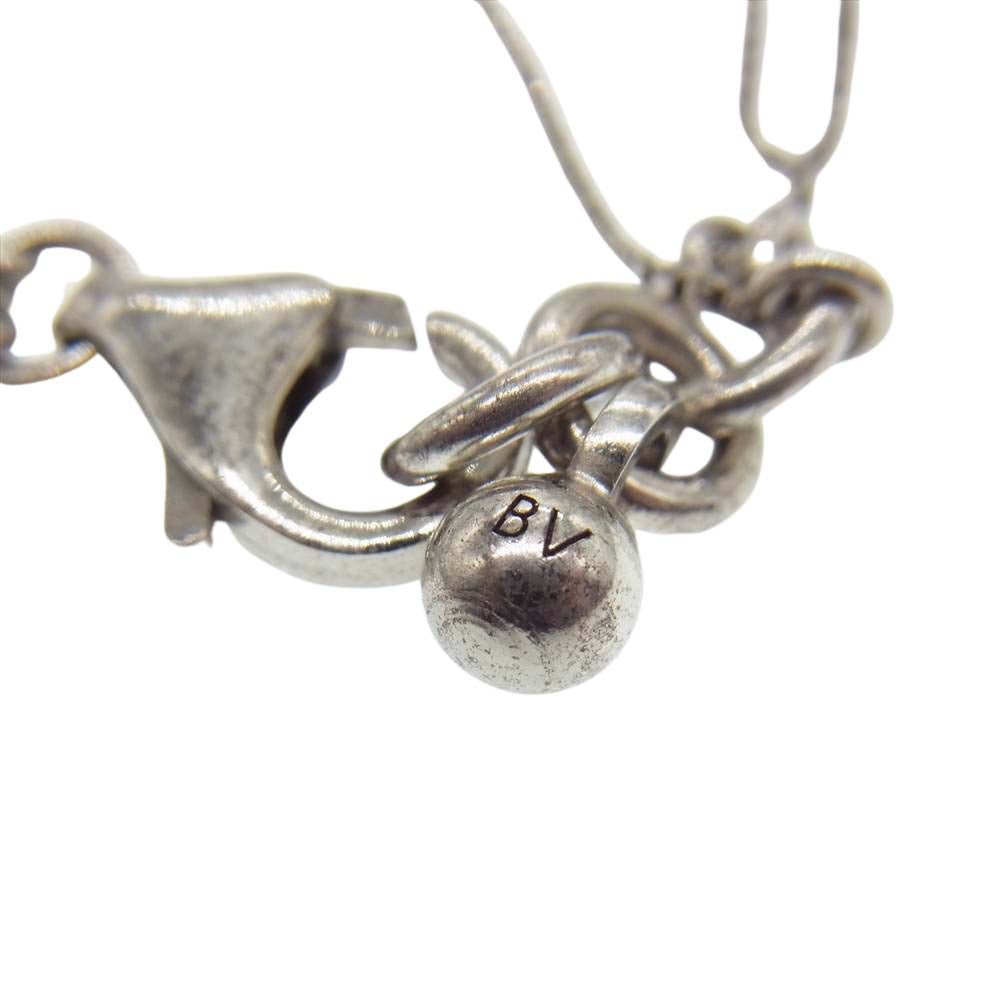 BOTTEGAVENETA ボッテガヴェネタ Silver Triple Strand Necklace 574827-V5070 3連  シルバー ネックレス シルバー系【中古】