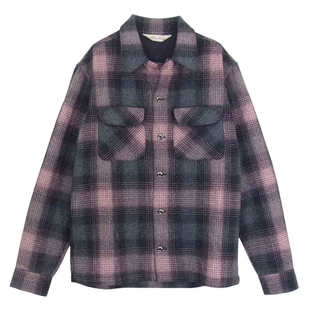ブラックトップモーターサイクル オンブレ シャツ チェック シャツ ピンク系 S【中古】
