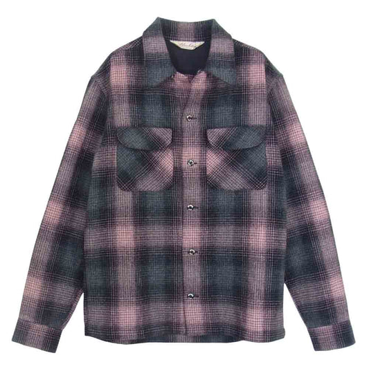 ブラックトップモーターサイクル オンブレ シャツ チェック シャツ ピンク系 S【中古】