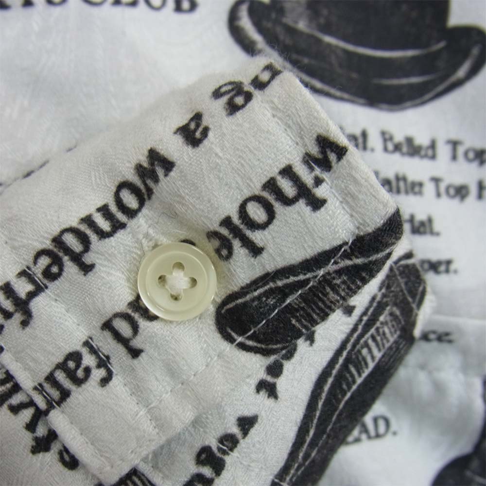BY GLADHAND バイグラッドハンド BYGH-15-AW-13 HATTER-SHIRTS ハッター シャツ オフホワイト系 S【中古】