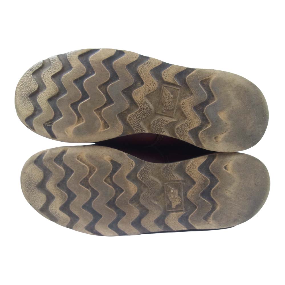 RED WING レッドウィング 8875 90s 四角犬タグ アイリッシュ セッター モックトゥ ブーツ 赤茶系 表記無し(内寸約27cm程度)【中古】