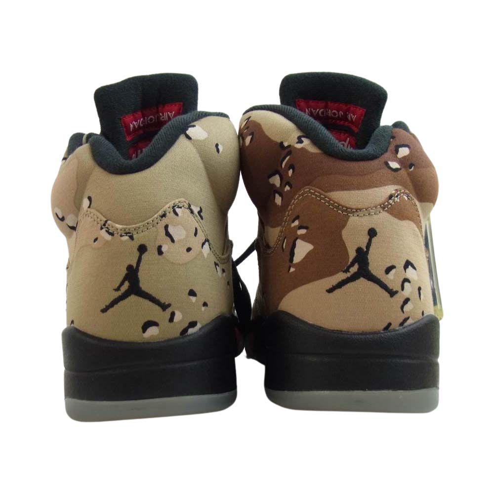 Supreme シュプリーム 15AW 824371-201 x Nike Air Jordan 5 Retro ナイキ エアジョーダン5 カモフラージュ マルチカラー系 カモフラ 28.5cm【中古】