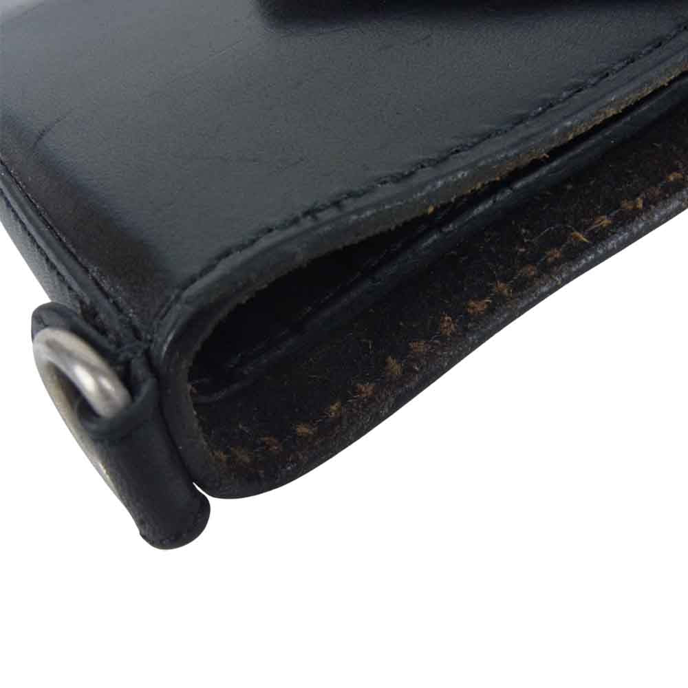 BACKDROP バックドロップ THE WONDER LUST 3FOLD WALLET 3ホールド ウォレット 財布 ブラック系【中古】