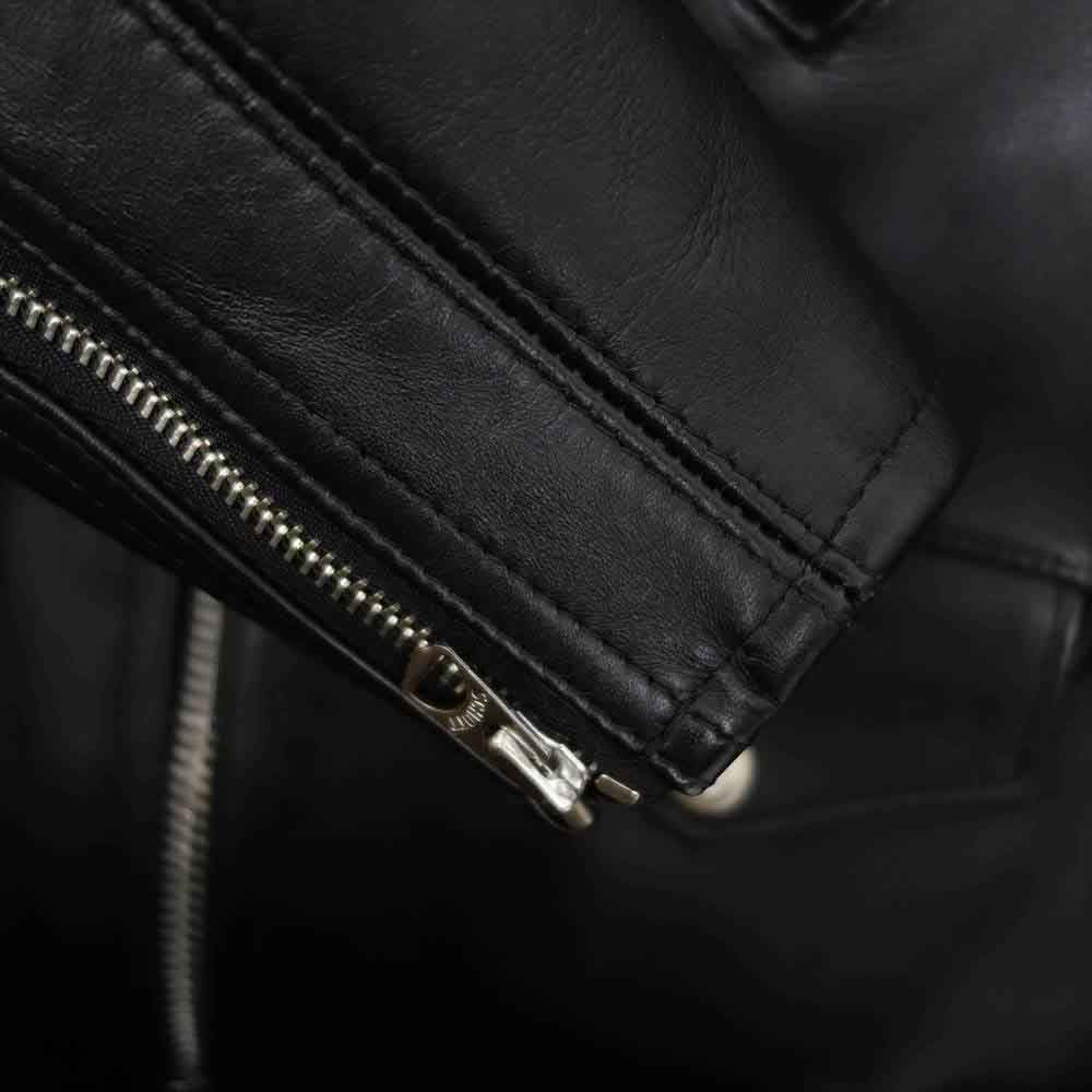 schott ショット USA製 100th YEAR 記念限定モデル ROSIE ONE STAR ワンスター ライダース ジャケット ブラック系 36【美品】【中古】