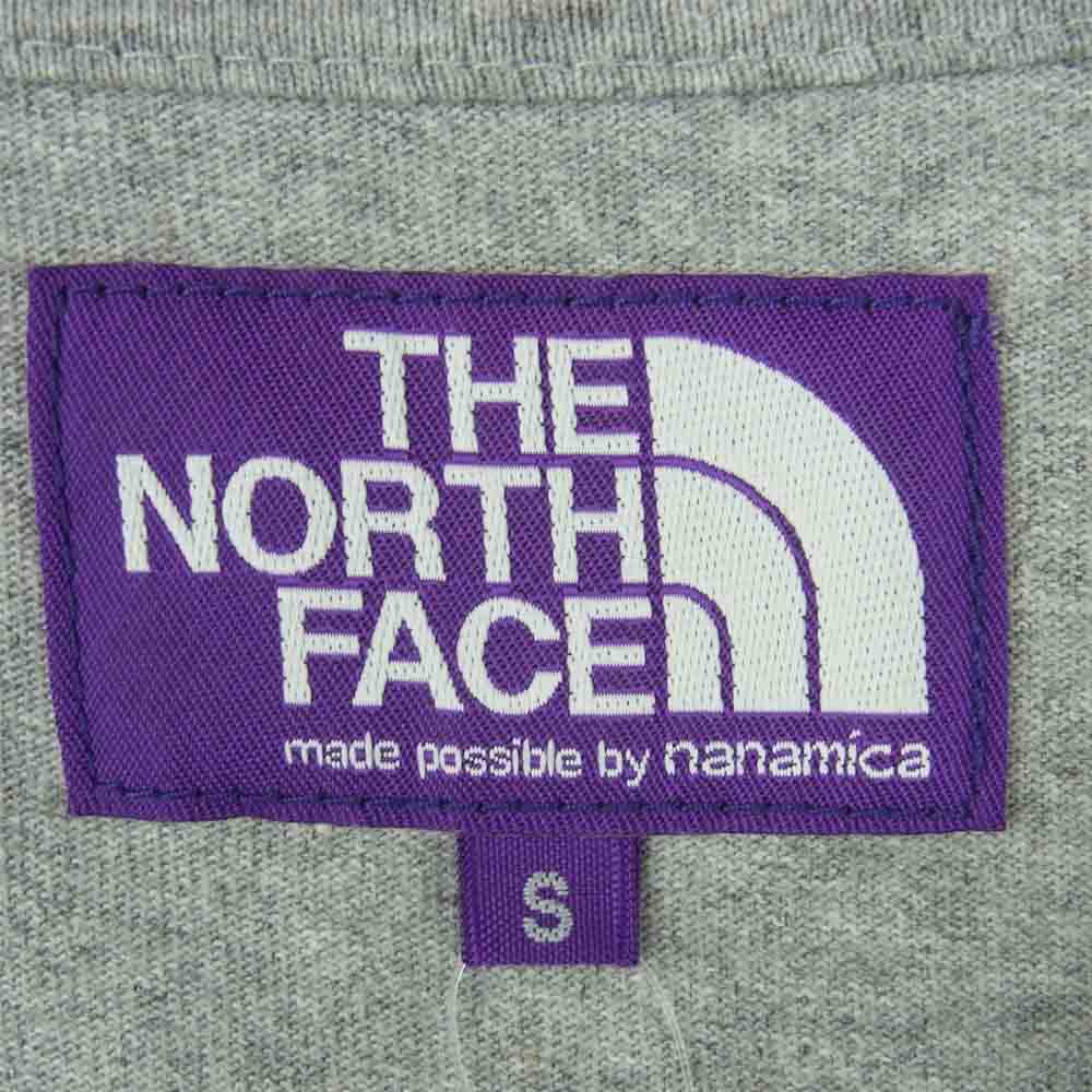THE NORTH FACE ノースフェイス NT3961N PURPLE LABEL パープル レーベル ロングスリーブ ポケット Tシャツ 長袖 グレー系 S【中古】