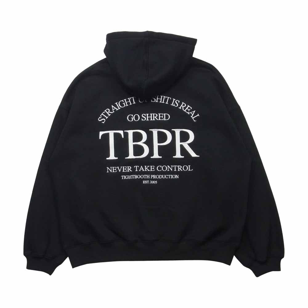 タイトブースプロダクション 21AW FW21-SW02 STRAIGHT UP HOODIE ストレート アップ フーディー スウェット パーカー ブラック系 M【美品】【中古】