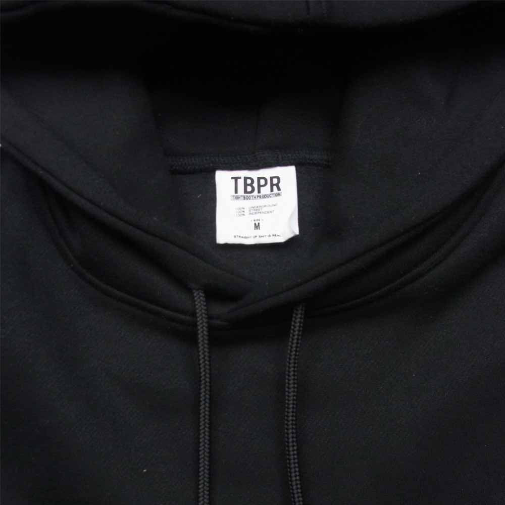 タイトブースプロダクション 21AW FW21-SW02 STRAIGHT UP HOODIE ストレート アップ フーディー スウェット パーカー ブラック系 M【美品】【中古】