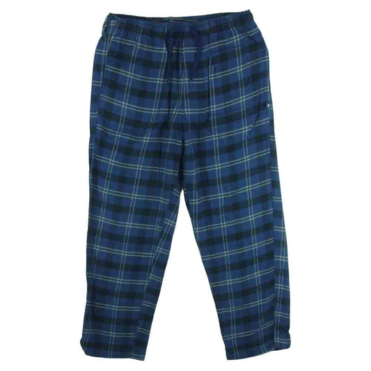 DESCENDANT ディセンダント 212wVDS-PTM05 PLAID BEACH PANTS プライド ビーチ パンツ ブルー系 2【中古】