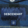 DESCENDANT ディセンダント 212wVDS-PTM05 PLAID BEACH PANTS プライド ビーチ パンツ ブルー系 2【中古】