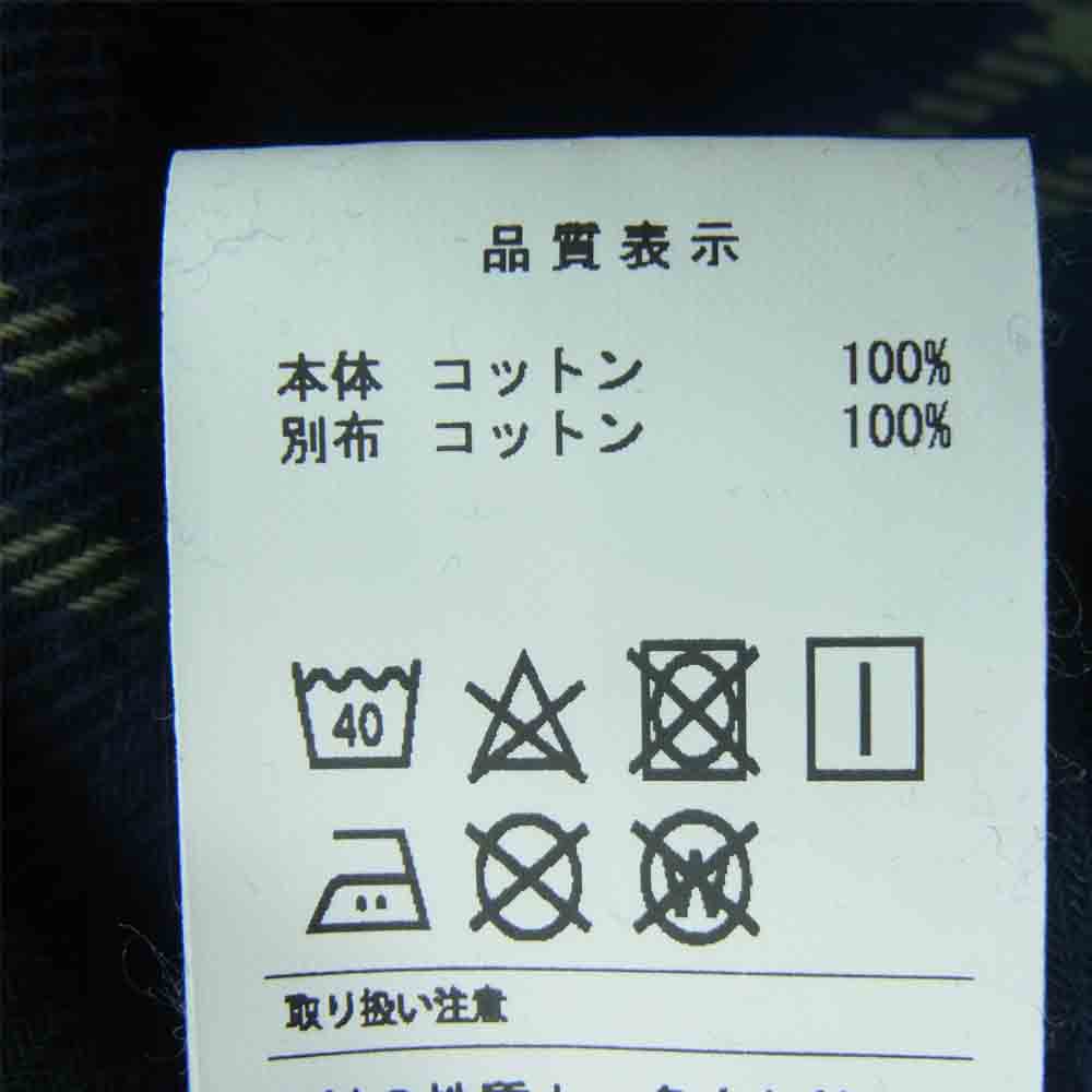 DESCENDANT ディセンダント 212wVDS-PTM05 PLAID BEACH PANTS プライド ビーチ パンツ ブルー系 2【中古】