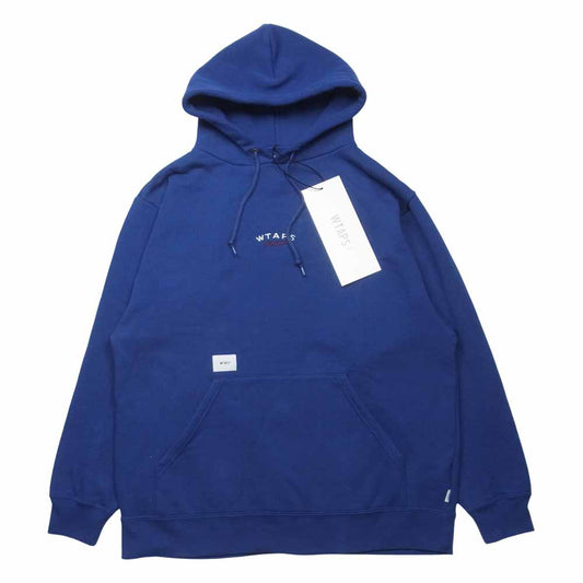 WTAPS ダブルタップス 212ATDT-CSM20 THOR HOODED COPO プルオーバー フーディー パーカー ブルー系 03【中古】