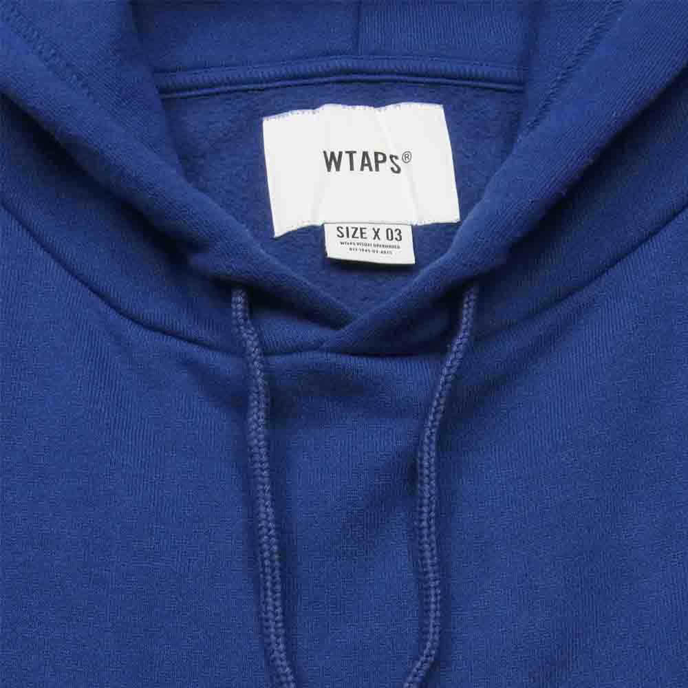 WTAPS ダブルタップス 212ATDT-CSM20 THOR HOODED COPO プルオーバー フーディー パーカー ブルー系 03【中古】