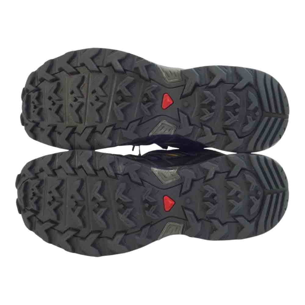 salomon サロモン 401337 X Ultra 3 Mid エックス ウルトラ 3 ミッド ゴアテックス シューズ チャコール系 カーキ系 26cm【美品】【中古】