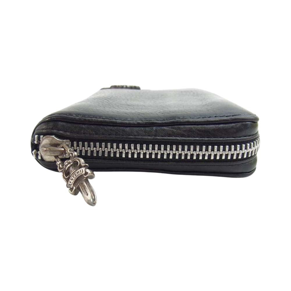CHROME HEARTS クロムハーツ（原本無） REC F ZIP #2 FILIGREE WALLET フィリグリープラス ジップ ウォレット ブラック系【中古】