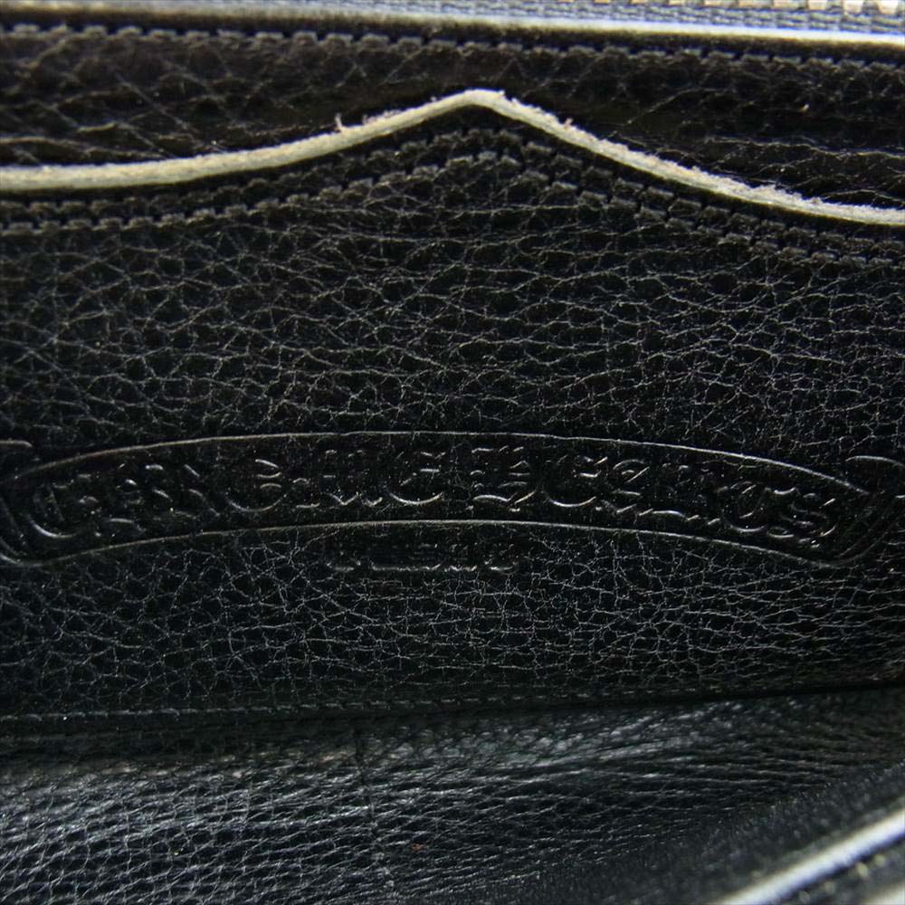 CHROME HEARTS クロムハーツ（原本無） REC F ZIP #2 FILIGREE WALLET フィリグリープラス ジップ ウォレット ブラック系【中古】