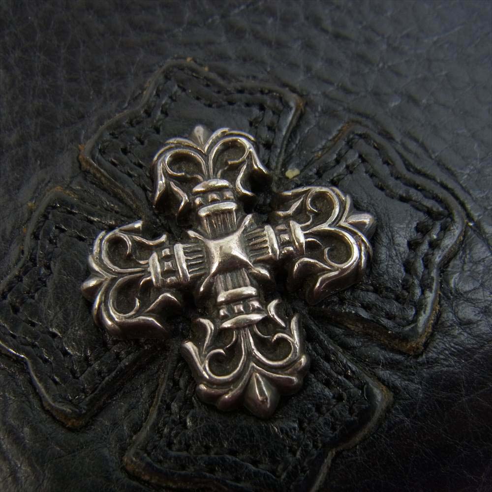 CHROME HEARTS クロムハーツ（原本無） REC F ZIP #2 FILIGREE WALLET フィリグリープラス ジップ ウォレット ブラック系【中古】