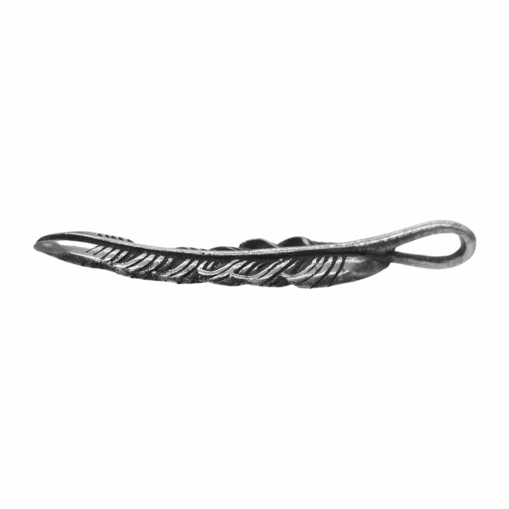 CATALONIA カタロニア フェザー ペンダント トップ 小【中古】