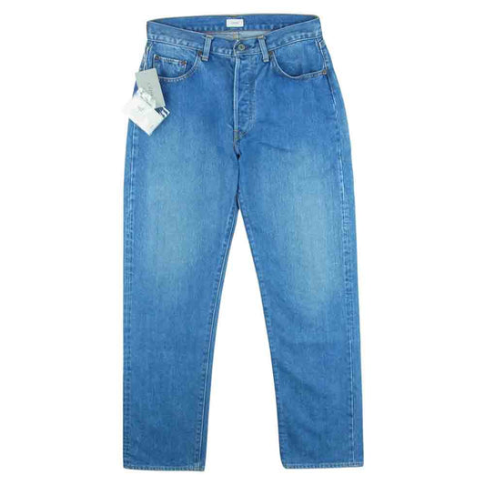 シオタ PTM-1STB-NIMBL SUVIN COTTON DENIM 本藍 スビン コットン 13.5oz ストレート デニム パンツ インディゴブルー系 31【美品】【中古】