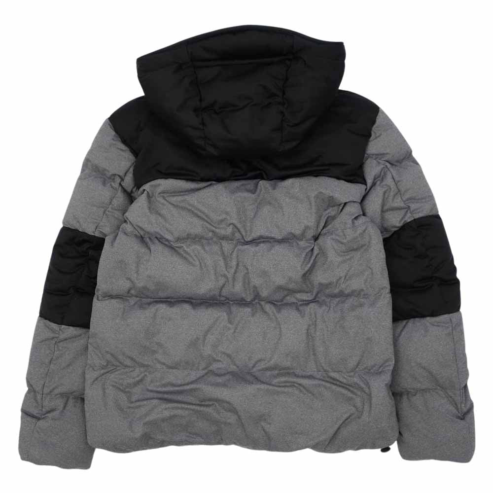 ブラックレーベルクレストブリッジ 51F32-832-06 カラーコンビ フーディーダウン ジャケット ブラック系 グレー系 M【中古】