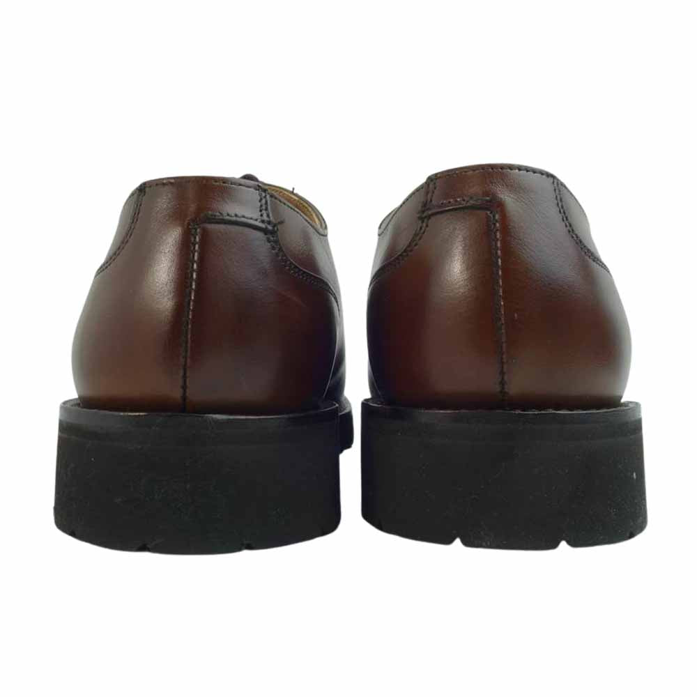 CROCKETT&JONES クロケットアンドジョーンズ 29262A MORETON モールトン 外羽根 Uチップ シューズ ダークブラウン系 5E【中古】