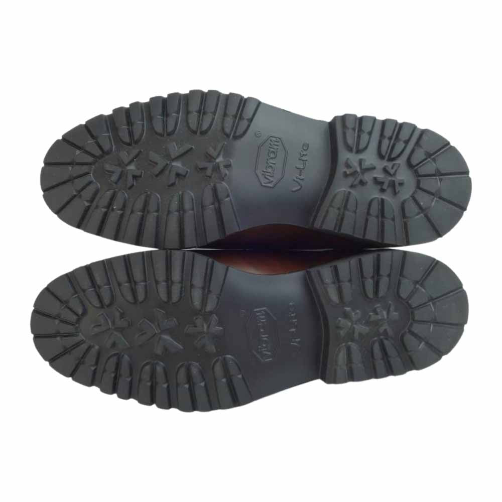 CROCKETT&JONES クロケットアンドジョーンズ 29262A MORETON モールトン 外羽根 Uチップ シューズ ダークブラウン系 5E【中古】