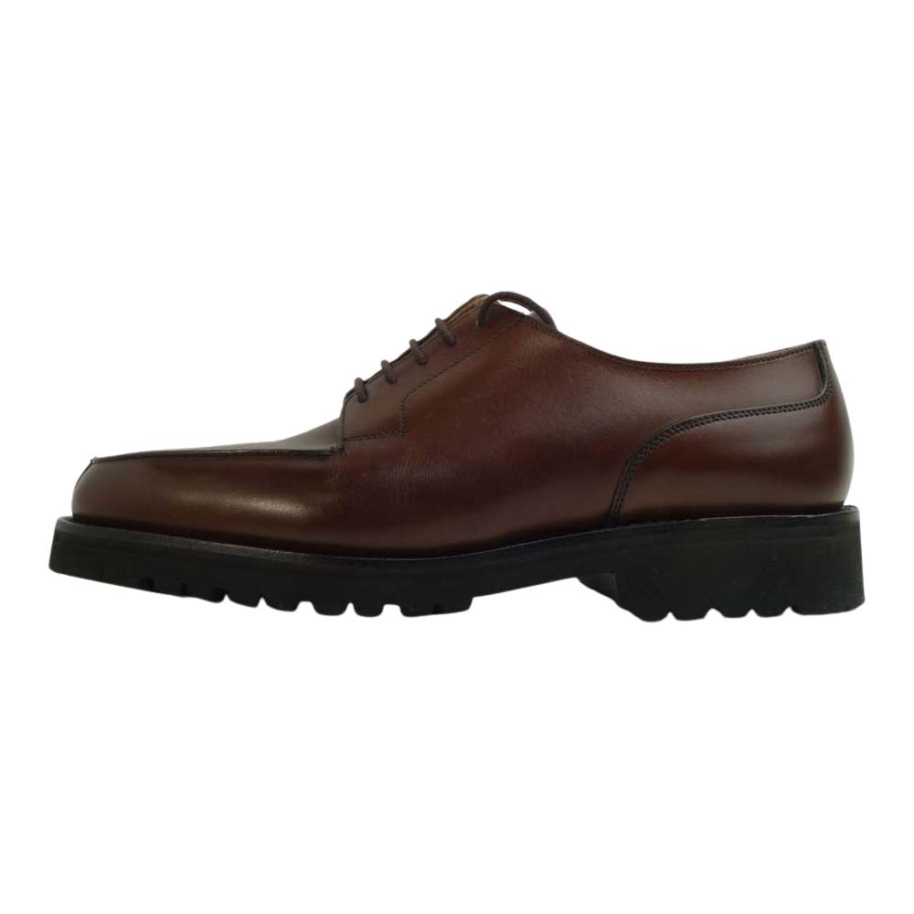 CROCKETT&JONES クロケットアンドジョーンズ 29262A MORETON モールトン 外羽根 Uチップ シューズ ダークブラウン系 5 1/2E【中古】