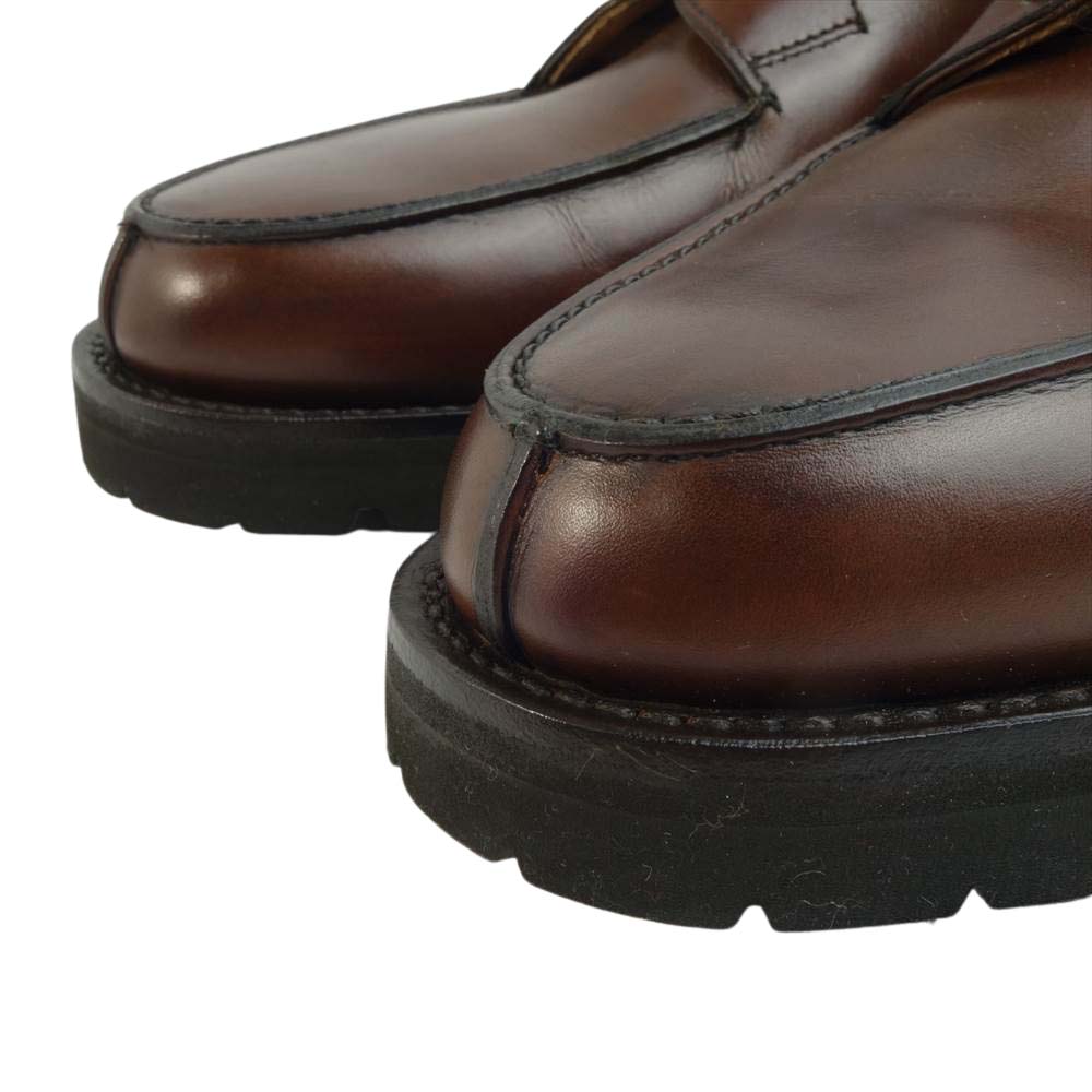 CROCKETT&JONES クロケットアンドジョーンズ 29262A MORETON モールトン 外羽根 Uチップ シューズ ダークブラウン系 5 1/2E【中古】