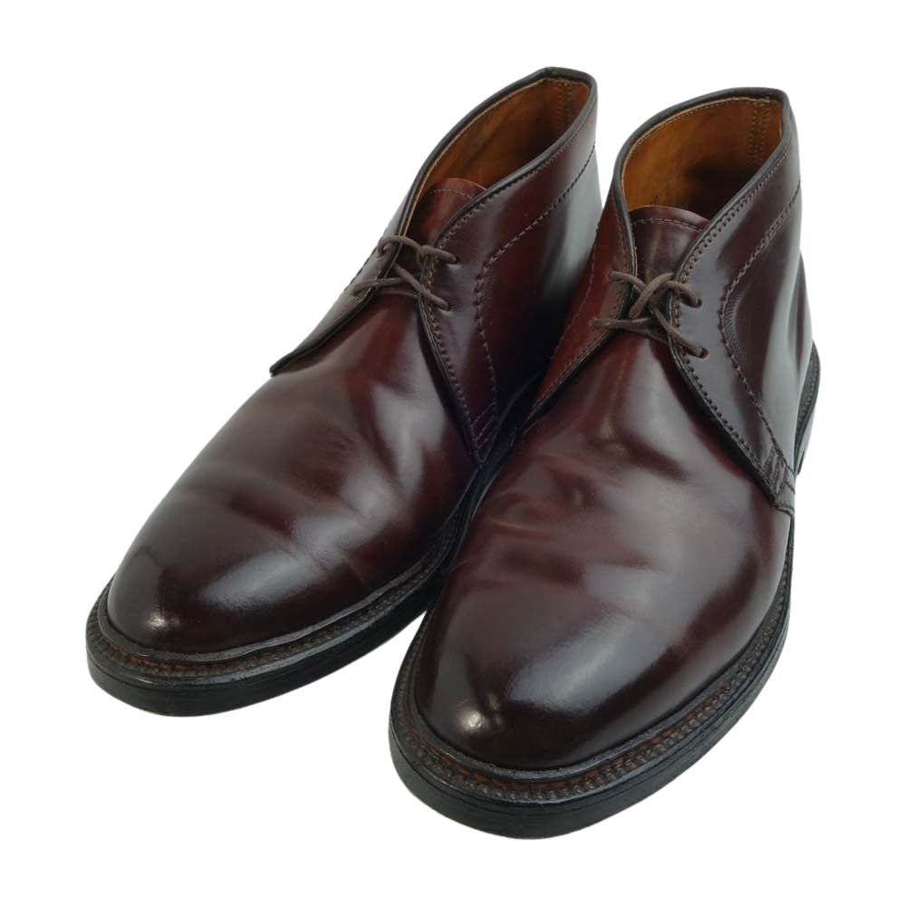 ALDEN オールデン 1339 CORDVAN CHUKKA BOOTS コードバン チャッカ ブーツ ダークブラウン系 6 1/2D【中古】