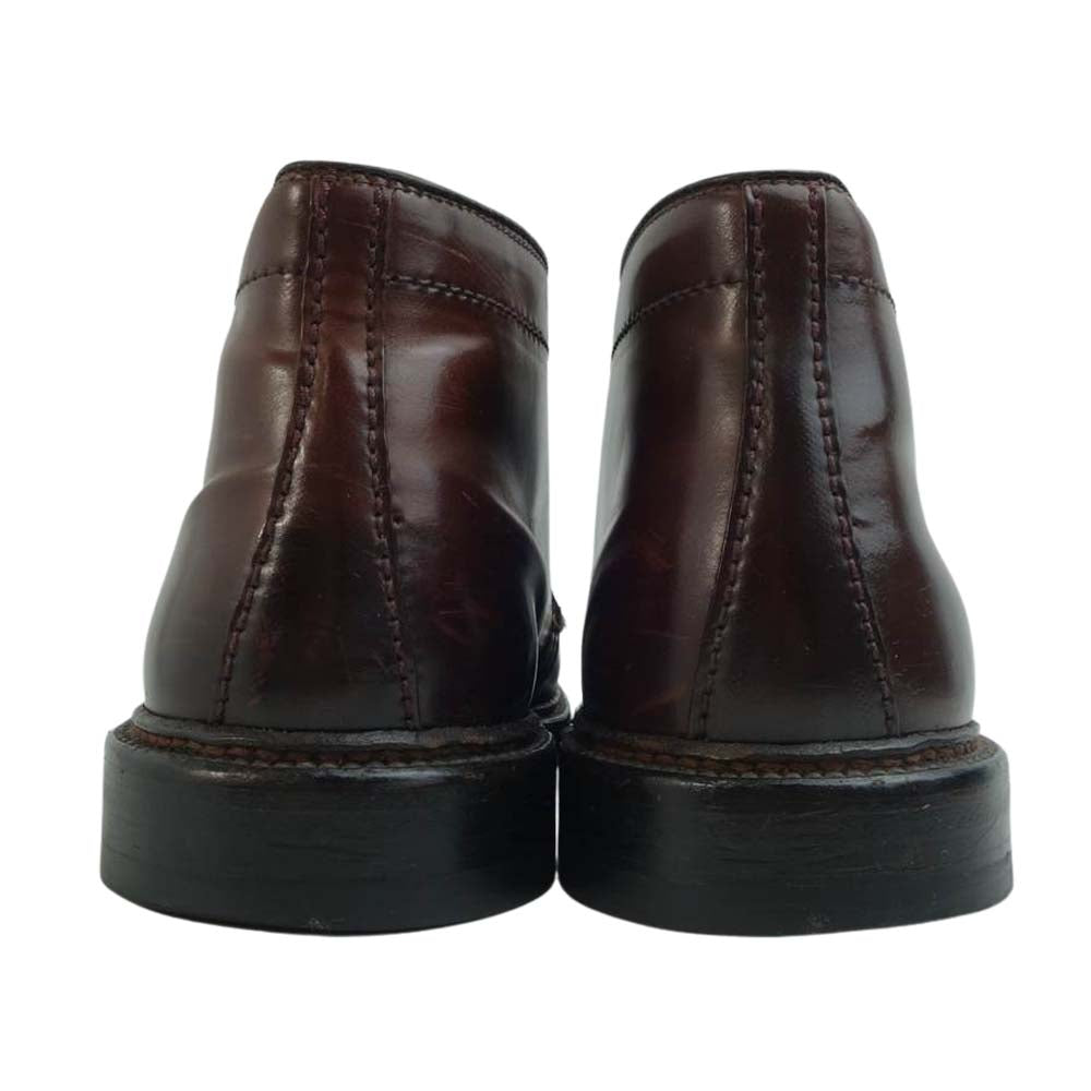 ALDEN オールデン 1339 CORDVAN CHUKKA BOOTS コードバン チャッカ ブーツ ダークブラウン系 6 1/2D【中古】