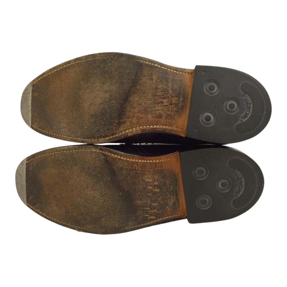 ALDEN オールデン 1339 CORDVAN CHUKKA BOOTS コードバン チャッカ ブーツ ダークブラウン系 6 1/2D【中古】