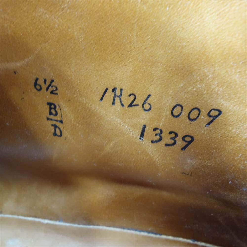 ALDEN オールデン 1339 CORDVAN CHUKKA BOOTS コードバン チャッカ ブーツ ダークブラウン系 6 1/2D【中古】