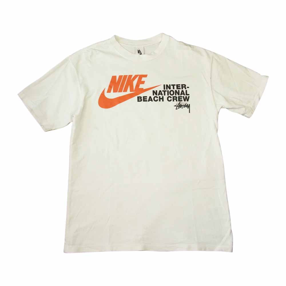 NIKE ナイキ DD3070-121 × STUSSY ステューシー Reach The Beach Posse Tee リーチ ザ ビーチ ポーズ Tシャツ ホワイト系 S【中古】