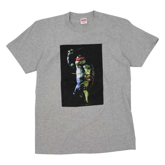 Supreme シュプリーム 21SS Raphael Tee ミュータントタートルズ ラファエル 半袖 Tシャツ グレー系 S【中古】