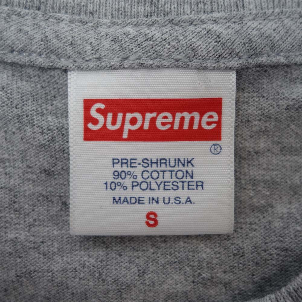 Supreme シュプリーム 21SS Raphael Tee ミュータントタートルズ ラファエル 半袖 Tシャツ グレー系 S【中古】