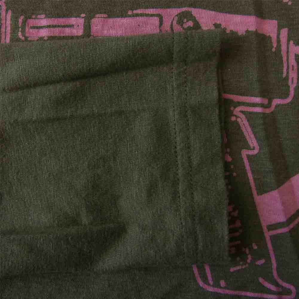 HYSTERIC GLAMOUR ヒステリックグラマー 0241CL03 ガール プリント 長袖 Tシャツ カーキ系 S【中古】